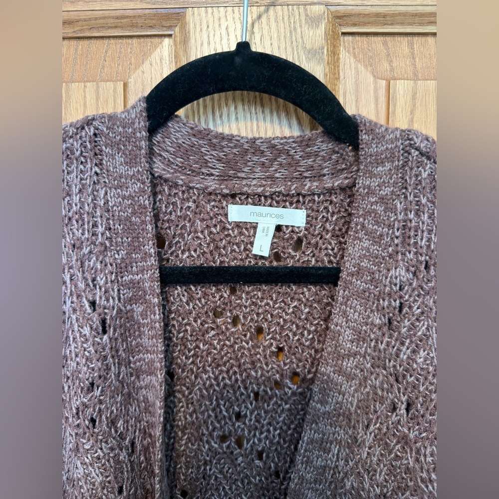 Maurice’s Cable Knit Cardigan Sweater - Picture 2 of 4
